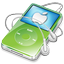 iPod Video Green Apple Icon 64x64 png